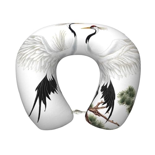 Almohada de viaje espuma viscoelástica negro tamaño único