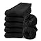 Hocerlu Chaussettes Chaudes Femme en Laine 5 Paires, Chaussettes d'Hiver Thermiques Épaisses Noires Anti froid Cadeau pour Femme, Taille 35-42