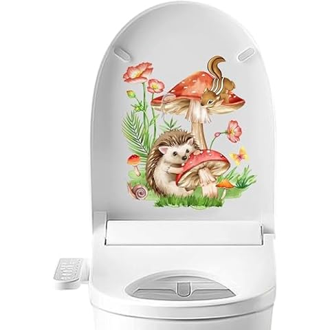 SquarezhenBo Waterproof Toilet Seat Stickers Cover