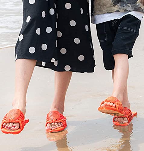 Lagosta Chinelos verão engraçado Animal Flip Flops Crianças Bonito Praia Sapatos Mulheres Macio Cria