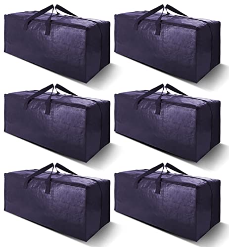 VELVETSURE Heavy Duty Extra Large Moving Bags W/Backpack Straps -