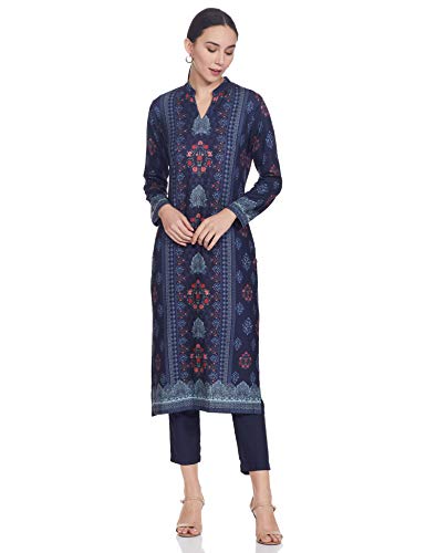 Image of BIBA Women's Synthetic Kurta