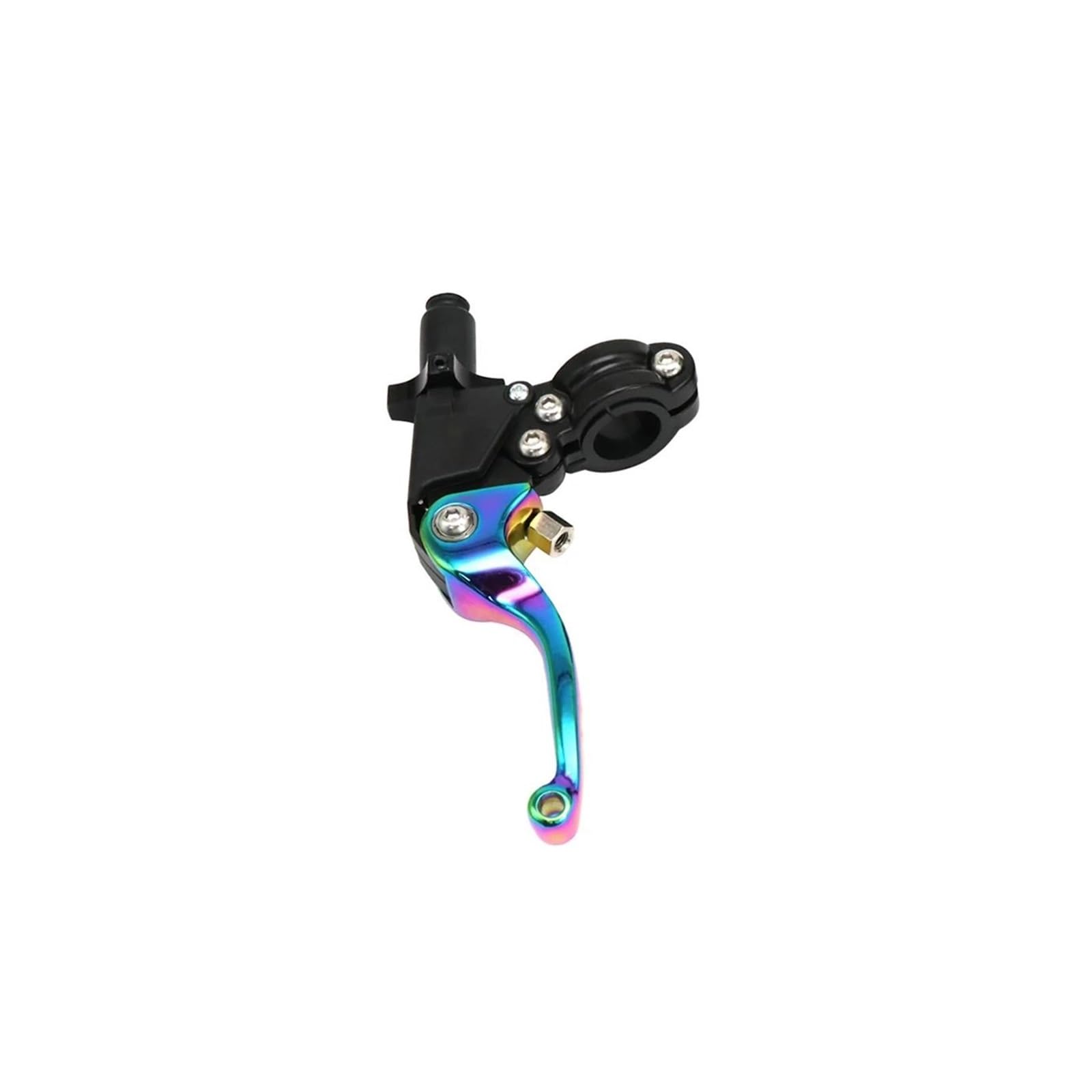 SUPER DAFI Brake Clutch Levers Universal 22MM Diameter Aluminum Adjustable Motorcycle Brake Handlebar Modified Clutch Lever Clutch Brake Lever(Short Colorful)