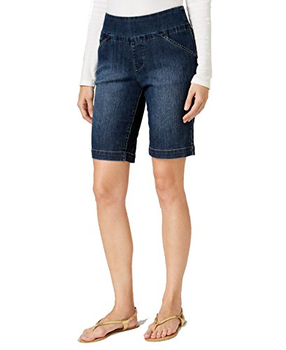 Jag Jeans Women's Ainsley Pull on Bermuda Short, Anchor Blue