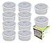 Trango 10er Pack MOCOB5-10 Ultra flach LED Module 3000K warmweiß nur 30mm Einbautiefe ersetzt GU10 & MR16 Leuchtmittel - für Einbauleuchten Deckenstrahler Einbaustrahler Deckenleuchte Spots