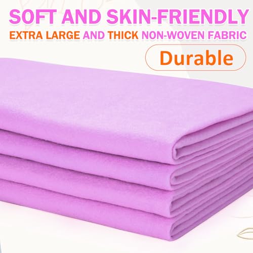 Image of XSEINO Light Purple Large Felt Fabric 72 inch X 36 inch(2 Square Yards), 1.4 mm Thick Soft Felt Fabric Sheet for Crafts, Purple Series Colors Soft Nonwoven Fabric, Fit for Decoration, Sewing, DIY Crafts