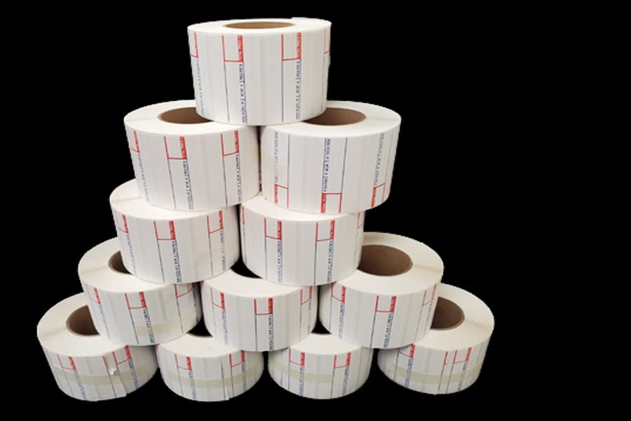 CAS Scale Label. All Made in USA. All Different Sizes (24 Rolls, #8000)