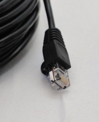 10m (33 ft) CAT5e Cable, Outdoor External Ethernet Cable, 100% Solid Copper, Network Cable, LAN, Router, WiFi 6, CCTV, 1000mb (Gigabit), RJ45 Plugs