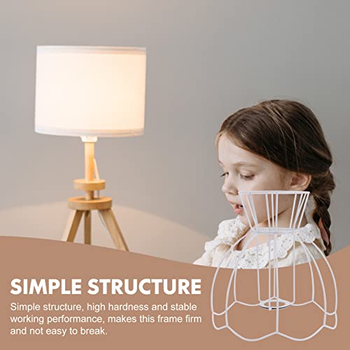 Beaupretty Suporte de Harpa de Lâmpada Destacável para Lâmpadas de Mesa E Piso Suporte de Sombra de