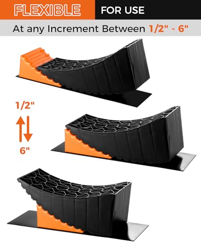 Byernauto BY-RV-03-04 Byern Auto Large Camper Levelers, Rv Leveling Blocks Ramp Kit Lift Up To 6In thumb #5