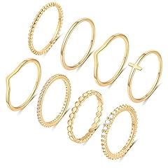 Gold Stackable Rings