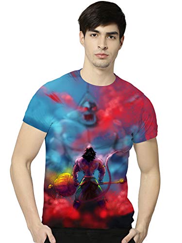 Image of Shiva, Krishna, Hanuman, Kali, Ram and Ravana, Ramayan, Bagavath Githa, Buddha Religious, Spiritual, Hindu Gods T-Shirts
