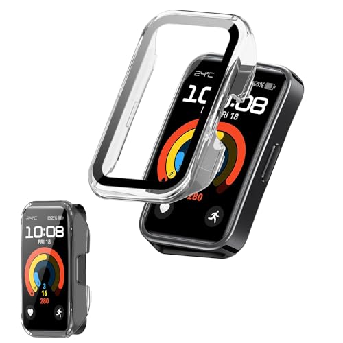 HUAWEI Band 10 / 9 / 8 p P[X Jo[ KXtČ^P[X yNOUKAJUz For HUAWEI Band 9 / 8 X}[gEHb` P[X یtB  یP[X PC+KXt ی Jo[ ̌^