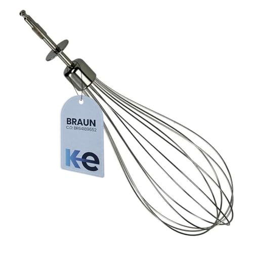 Anakel Home Repuesto Varillas Batidora BR64189652 Compatible con Batidora Braun MR6500M | Varillas Metálicas, 200 x 4 mm