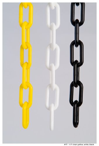 1" (4 MM) Plastic Chain in White, 250 feet Length