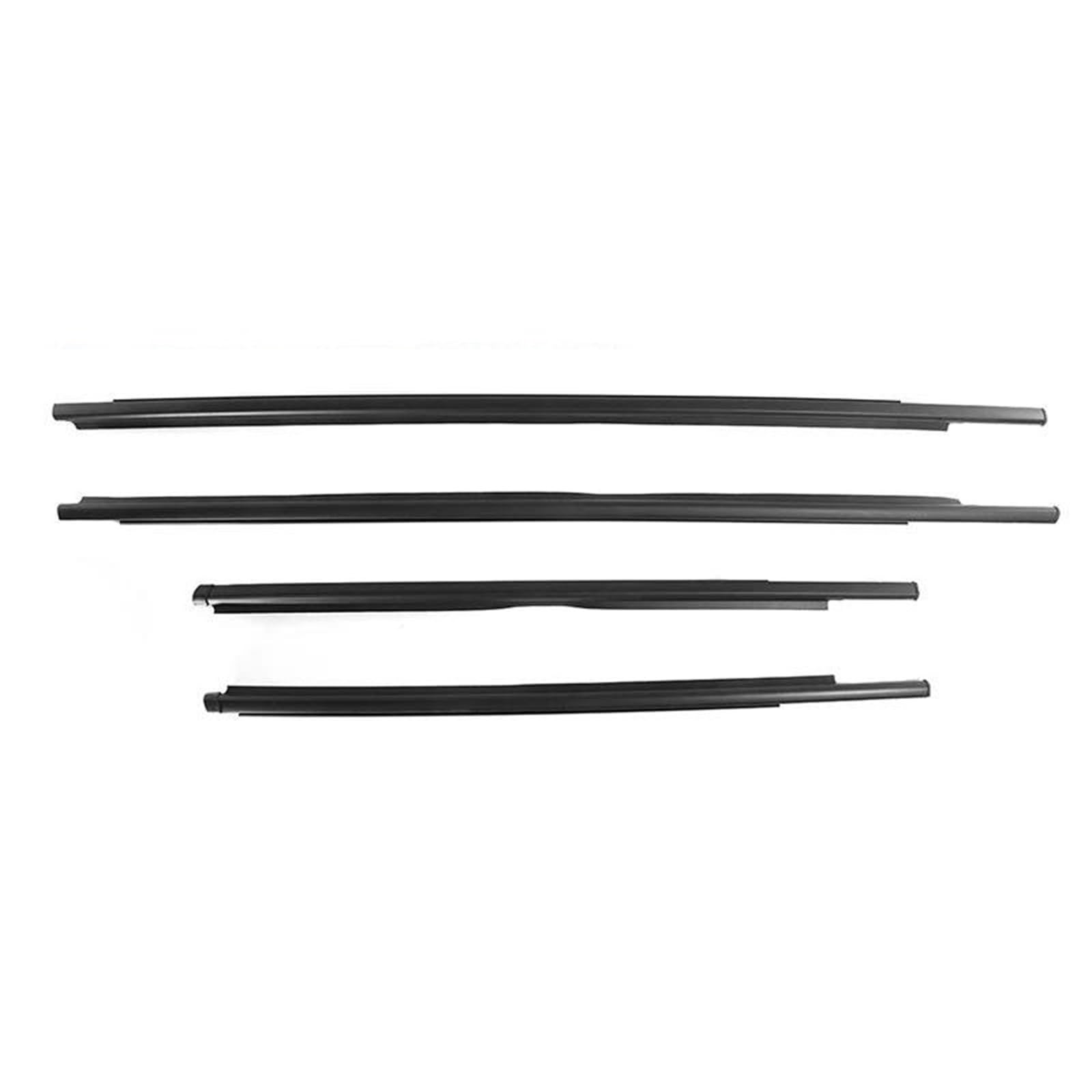 SPAMFAFGHQ for Toyota for Yaris Sedan 2007-2016 4 Doors Window Weatherstrip Side Glass Exterior Sealing Strips Belts