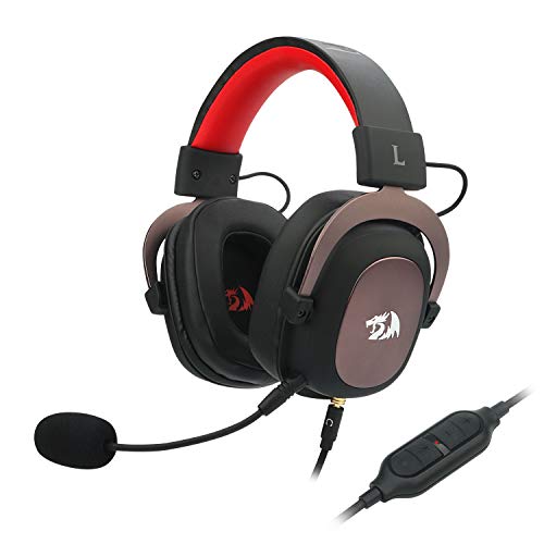 Redragon H510 Zeus Wired Gaming Headset - 7.1 Surround Sound - Memory Foam Ear Pads - 53MM Drivers...