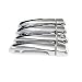 for Toyota Land Cruiser Prado FJ150 J150 2010-2018 ABS Chrome Exterior Accessories Car Door Handle Cover Trim 8PCS (A Model (with Smart Key Holes))