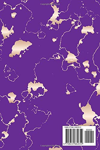 Daily Gratitude Journal: Purple Marble and Rose Gold - Image 2