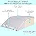 ORTHOPillow Big and Tall w/Free 2nd Cover (19.99 Value!!) | Extra Wide and Long | Elevating Leg Rest Wedge Pillow with 2