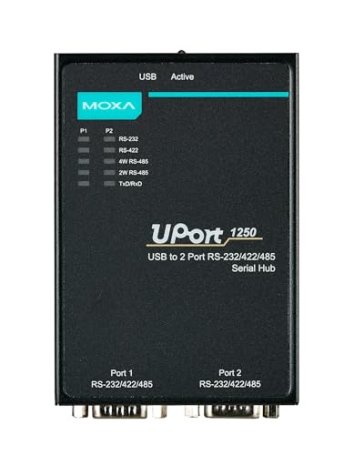 Image of MOXA UPort 1250 - 2 Port USB-to-Serial Hub, RS-232 /422 /485
