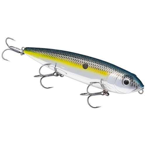 Strike King (HCKVDSDHK-514) KVD Sexy Dawg Hard Knock Fishing Lure, 514 - Chrome Sexy Shad, 5/8 oz, Premium Topwater Lure
