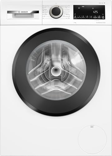 Lavadora Bosch 9 kg 1400 rpm: Análisis y Opiniones de Usuarios BOSCH – Lavadora, Libre Instalación, 9 kg, Serie 6, Silenciosa, Programa AntiManchas e HigienePlus, ActiveWater Plus, Blanco, WGG14401EP
