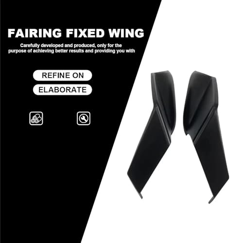 Ailerons fixes de carénage pour ZX10 R finition premium carbone look - 4