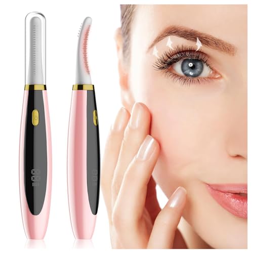 Beheizte Wimpernzange Elektrisch, Schnellaufheizend Wimpernzange Beheizbar USB mit 3 Stufige