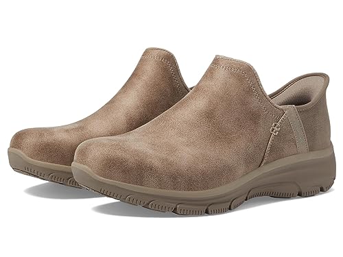 Skechers Slip in Easy Going Modern Hour Mains Libres Femme 8 Wide Taupe