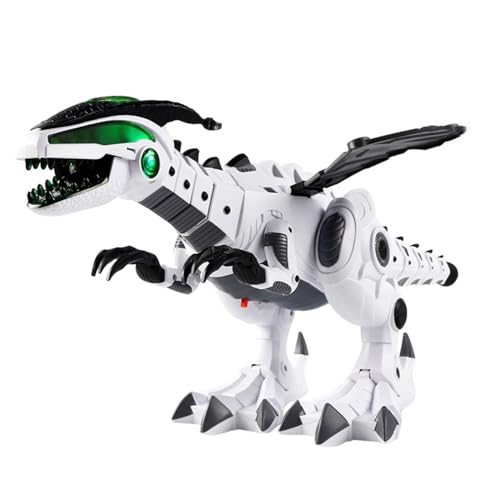 Dinosaure électrique blanc pour animer le jeu des garçons et filles
