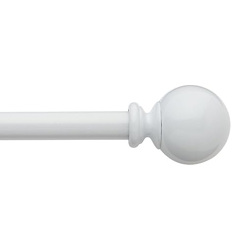 White Curtain Rod Amazon Com