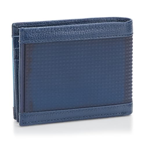 Image of Nautica Men's Bifold Leather Wallet | RFID Blocking | ID Window | Card Slots | Organization | Durable | Stylish