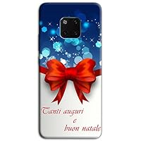 Mixroom - Cover Custodia Case In TPU Silicone Morbida Sfondo Trasparente Per Huawei Mate 20 PRO Fantasia Decorazioni natalizie L1136