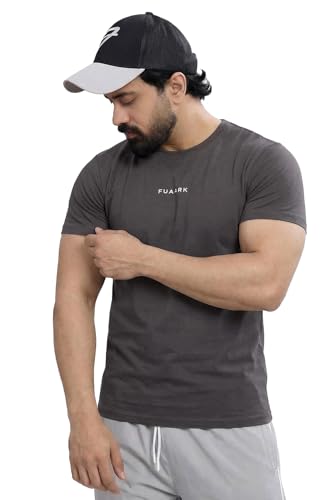 Image of Men's Crew Neck Slim Fit Gym Sports T-Shirt