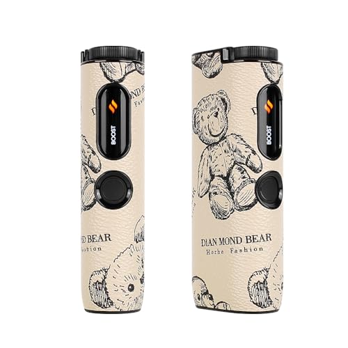 CaseGuider グローハイパープローケース glo hyper proケース グローハイパープローカバー glo hyper proカバー 電子タバコケース glo hyper proに対応 ヒットスティック収納 シンプル (ベージュ(クマ模様))