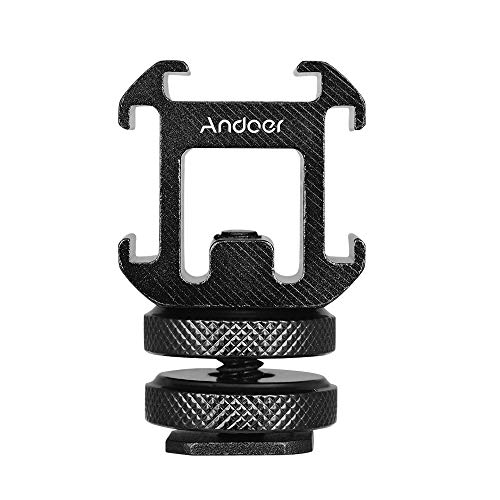 Pruie Adaptador de montagem de sapata fria Pruie 3 Adaptador de montagem na câmera para câmera DSLR