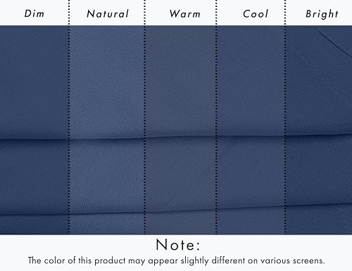 Ruvanti Cloth Napkins Set of 12, 18x18 Inches, 100% Cotton, Washable, Soft & Absorbent, Perfect for Wedding, Christmas, ‎Thanksgiving Dinners - Bijou Blue - Thumbnail 5