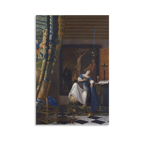 Impression sur toile de Johannes Vermeer, une décoration murale moderne aux finitions soignées