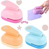 🐳Fácil de usar >>> La perforadora de papel es un mango ergonómico que se puede moldear rápida y fácilmente. La barra de resorte hace que el sello sea más fácil de usar, más conveniente y más fácil de usar con ambas manos.