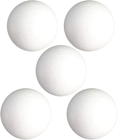 Amazon 5個入り 1ｍｍ 発泡ビーズ 発砲スチロール 素ボール 装飾 つまみ細工 手作り 塗装用 手芸 ホビー用素材 通販