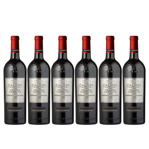 Calvet - Grande Réserve Bordeaux Supérieur, Vin rouge Merlot Cabernet Sauvignon (6 x 0,75L)