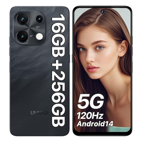 UMIDIGI Note 100 5G X}z 16GB+256GB/1TBg Android 14 simt[ X}z { 120Hz tbV[g 5G fASIM X}[gtH 6.8"HD+|50MPJ|5000mAh|