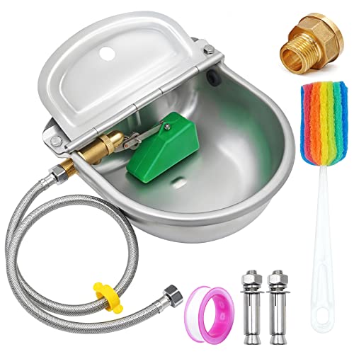 LIUCOGXI Automatic Livestock Waterer Feeder Stainless Steel Automatic