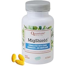 Quantum Health MigShield Magnesium Supplements with Riboflavin & CoQ10, The Power of Magnesium in Easy-to-Take Tablets For Effective Results, 60 Tablets, 30-Day Supply