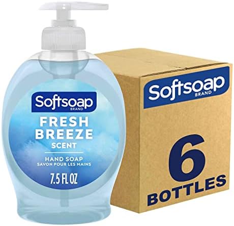 Softsoap Liquid Hand Soap, Fresh Breeze - 7.5 Fl Oz (Pack of 6)