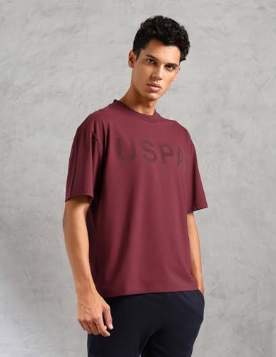 Image of U.S. Polo ASSN. Mens OEE09 Brand Printed Comfort Fit Lounge T-Shirt