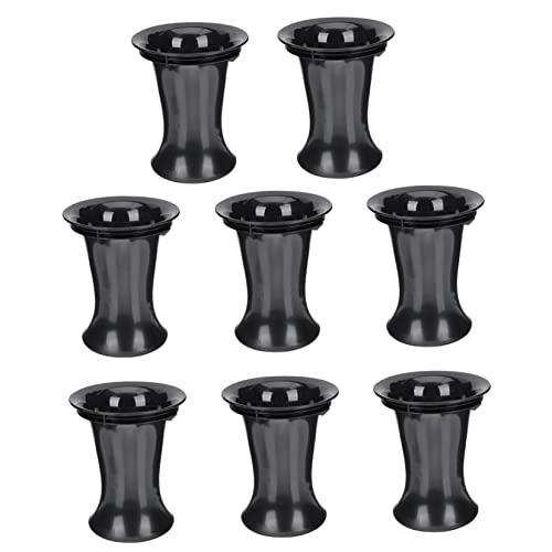 HEMOTON Lautsprechergehäuse Portrohr 8 Stück Kunststoff 90mm x 110mm Schwarz Luftanschluss Bassverstärkung Zubehör Für Lautsprecherboxen