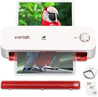 Laminator, A4 Laminator Machine, 9 Inch Thermal Laminator Machine, 5 in 1 Personal Desktop Laminator with Paper Cutter Corner Rounder Laminating Pouches for Home/School/Office