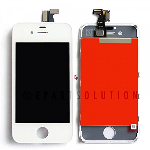 ePartSolution_LCD Display Touch Screen Digitizer Assembly for iPhone 4 | iPhone 4 CDMA | iPhone 4S Replacement Part USA (iPhone 4S White)